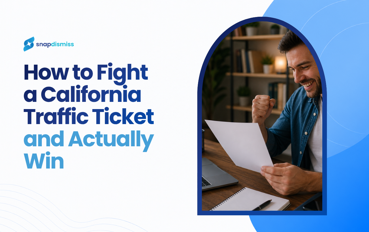 fight a California traffic ticket