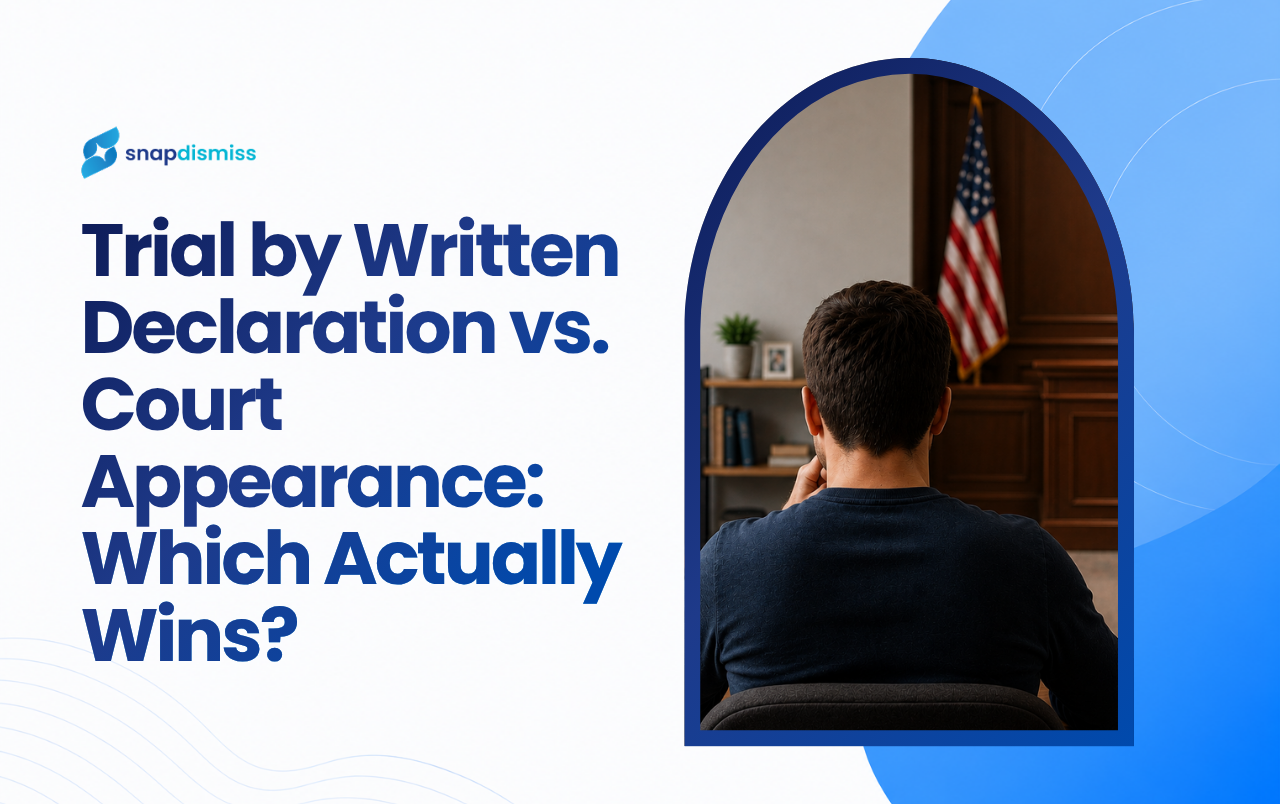 Trial by Written Declaration vs Court Appearance