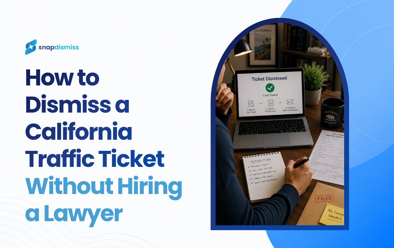 How to Dismiss a California Traffic Ticket Without Hiring a Lawyer