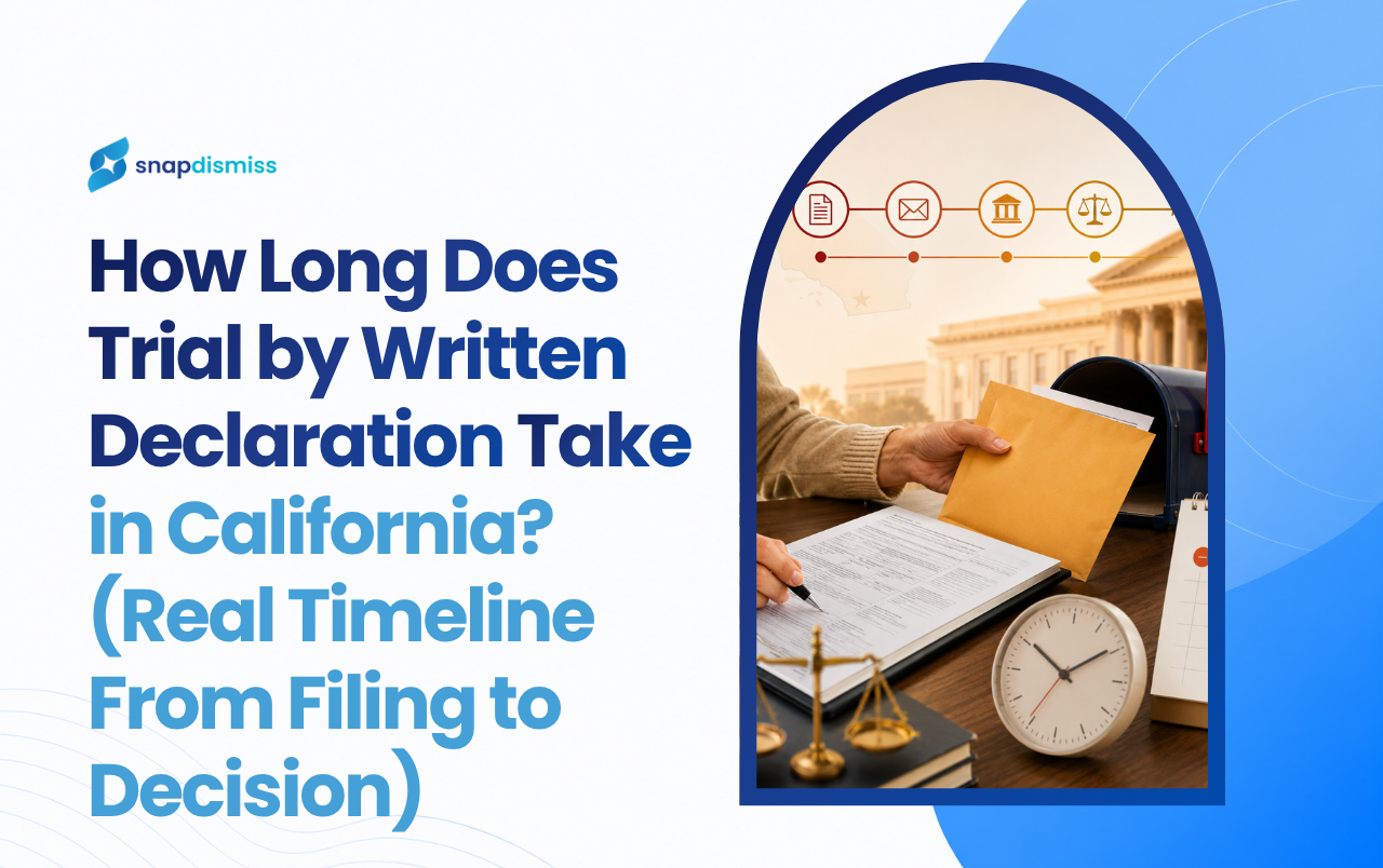 How Long Does Trial by Written Declaration Take in California? (Real Timeline From Filing to Decision)
