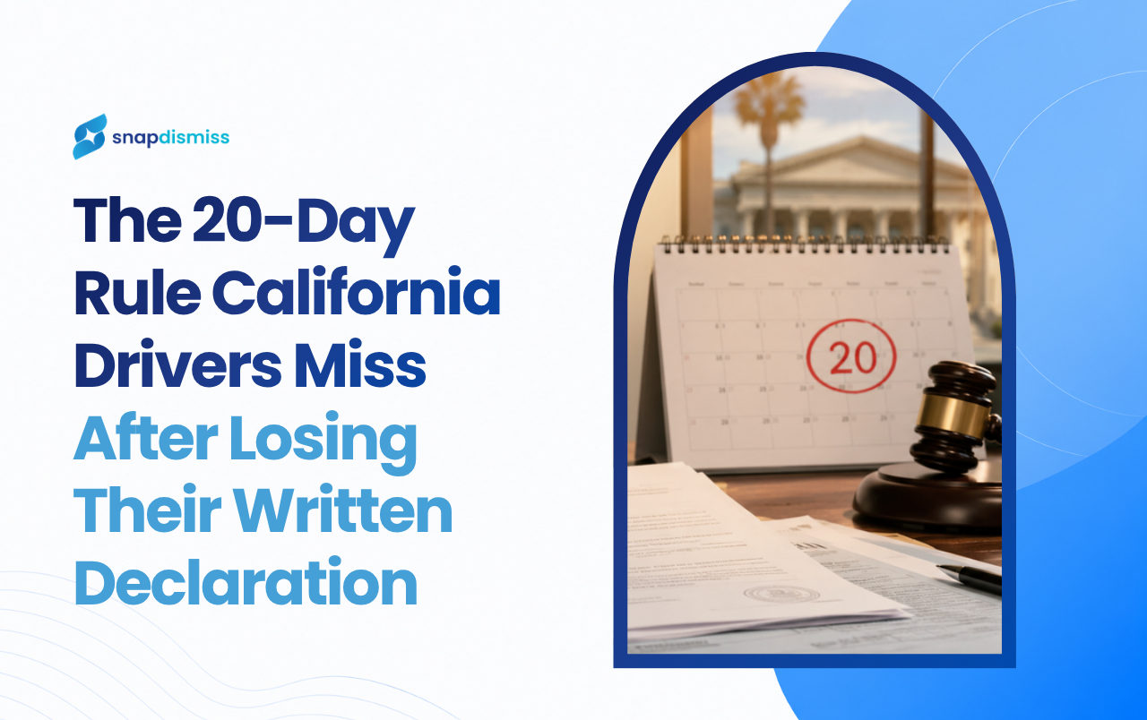 trial by written declaration California
