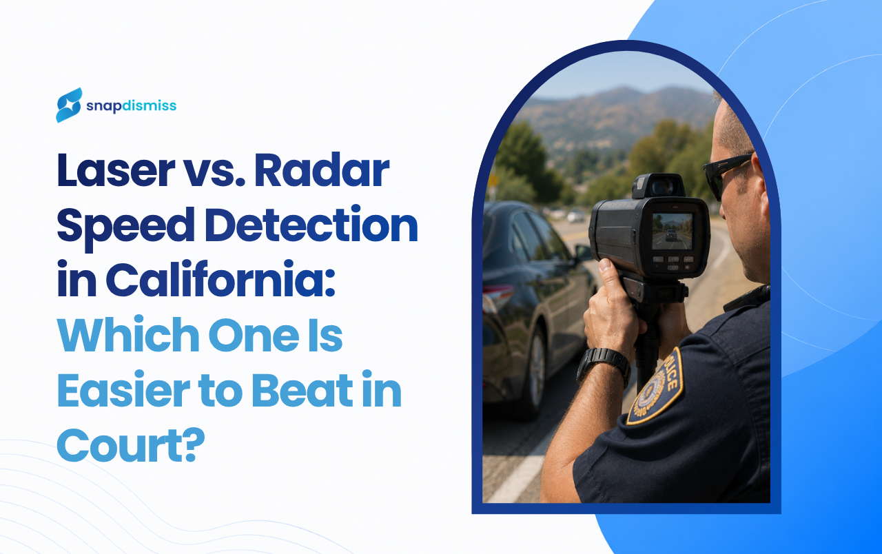 Laser vs. Radar Speed Detection in California: Which One Is Easier to Beat in Court?