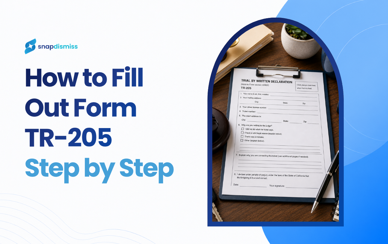 How to Fill Out Form TR-205 Step by Step