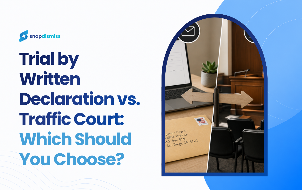 Trial by Written Declaration vs. Traffic Court: Which Should You Choose?
